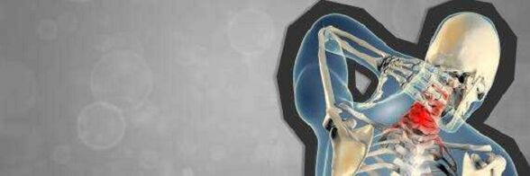 neck pain with cervical osteochondrosis