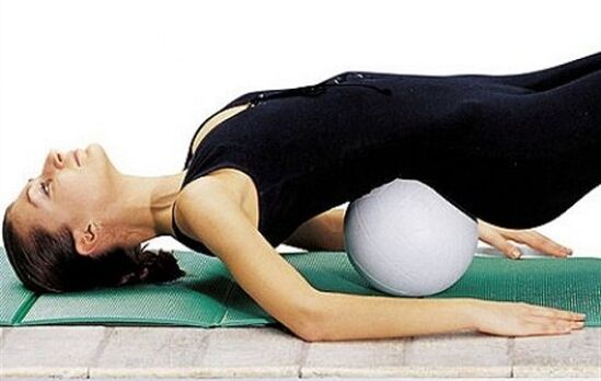 Medical exercises for lumbar spine osteochondria